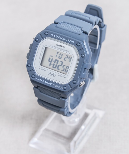 セール】CASIO カシオ：W-218H チープカシオ 腕時計スクエア デジタル