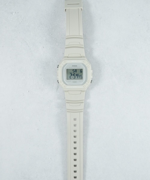 CASIO（カシオ）の「CASIO カシオ：W-218H チープカシオ 腕時計スクエア　デジタル（デジタル腕時計・メンズ・レッド/オリーブ/ブラック/ネイビー/ブラック×ブラック/ライトグレー/オリーブ×ブラック/ピンク/ライトピンク/ブロンズ/グレー/ライトグレー系/シルバー/カモフラージュ・FREE）」の22枚目の写真