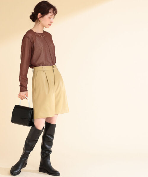 Ray BEAMS（レイビームス）の「Ray BEAMS / チェーン フラップ バッグ（ショルダーバッグ・レディース・その他/ブラック・ONE SIZE）」の21枚目の写真