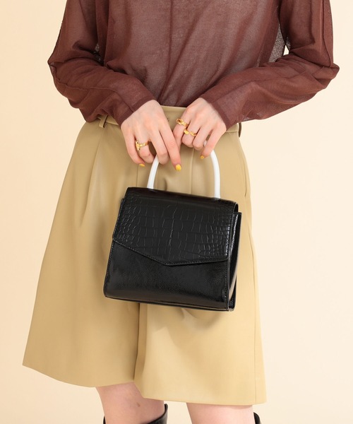 Ray BEAMS（レイビームス）の「Ray BEAMS / チェーン フラップ バッグ（ショルダーバッグ・レディース・その他/ブラック・ONE SIZE）」の5枚目の写真