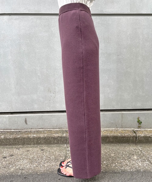 Omekashi（オメカシ）の「強撚スウェットライクタイトスカート（スカート・レディース・ブラウン/ブラック・FREE）」の21枚目の写真