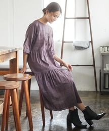 CRAFT STANDARD BOUTIQUE | クルーネックティアードワンピース *(ワンピース)