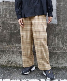 179/WG | だぼっとシルエットチェックパンツ(その他パンツ)
