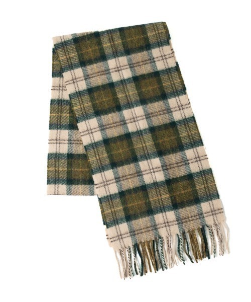 Barbour（バブアー）の「MOON SCARF（マフラー・メンズ・グリーン/オリーブ・ONE SIZE）」の3枚目の写真