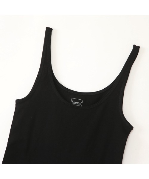 HANES（ヘインズ）の「【Hanes/ヘインズ】レディース HANES UNDIES タミ（キャミソール・レディース・ブラック・FREE）」の2枚目の写真