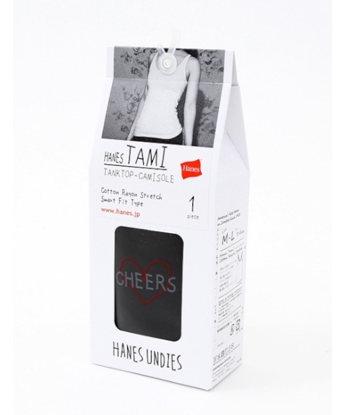 HANES（ヘインズ）の「【Hanes/ヘインズ】レディース HANES UNDIES タミ（キャミソール・レディース・ブラック・FREE）」の5枚目の写真