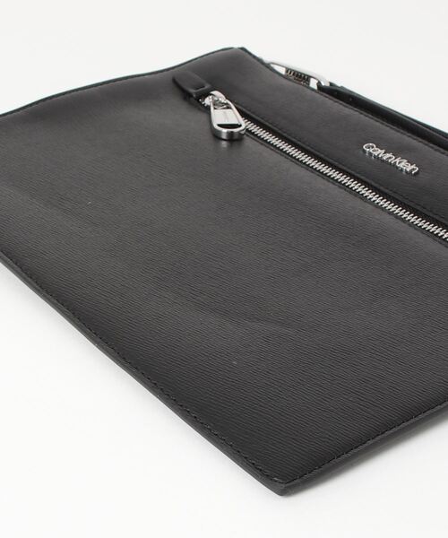 Calvin Klein（カルバン・クライン）の「ミニマリズム ポーチ（クラッチバッグ・メンズ・ブラック・FREE）」の2枚目の写真