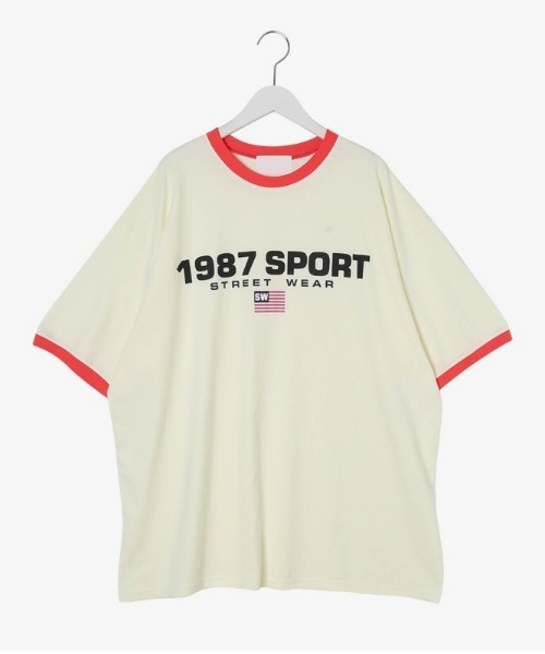 SONA(ソナ)の「SONYUNARA 1987プリント半袖Tシャツ(Tシャツ/カットソー・レディース・ブラック/ライトグレー/クリーム・FREE)」の3枚目の写真