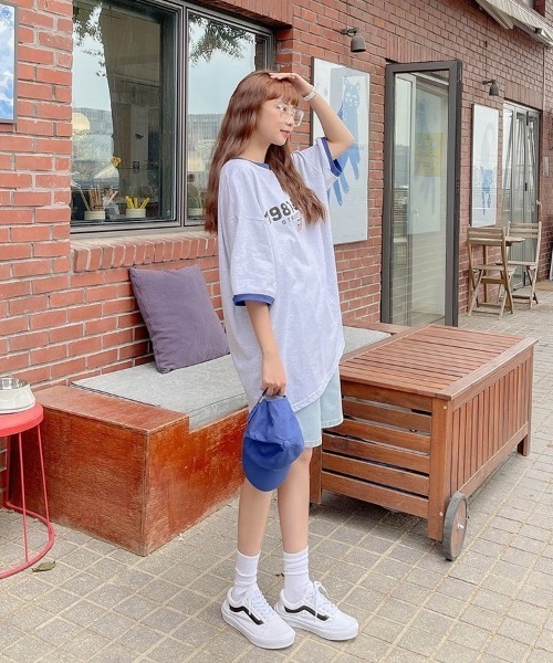 SONA(ソナ)の「SONYUNARA 1987プリント半袖Tシャツ(Tシャツ/カットソー・レディース・ブラック/ライトグレー/クリーム・FREE)」の11枚目の写真
