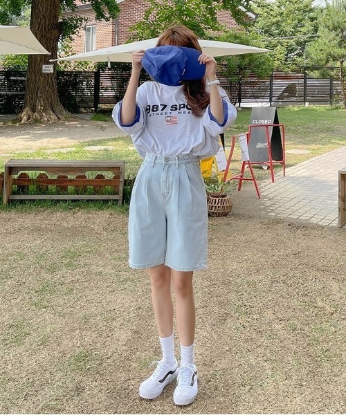 SONA(ソナ)の「SONYUNARA 1987プリント半袖Tシャツ(Tシャツ/カットソー・レディース・ブラック/ライトグレー/クリーム・FREE)」の14枚目の写真