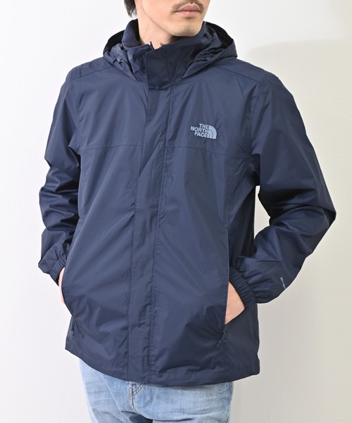 THE NORTH FACE(ザノースフェイス)の「THE NORTH FACE(ザ・ノース・フェイス) リゾルブ2 ナイロンパーカー(ナイロンジャケット・メンズ・ブラック/ネイビー・XXL/M/S/XL/L)」の2枚目の写真