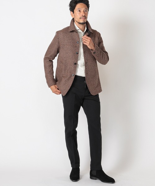 MEN'S BIGI（メンズビギ）の「コットン3本合糸ツイル裏起毛パンツ（その他パンツ・メンズ・ブラック/グレー/レッド/アイボリー・01/02/03/04）」の11枚目の写真