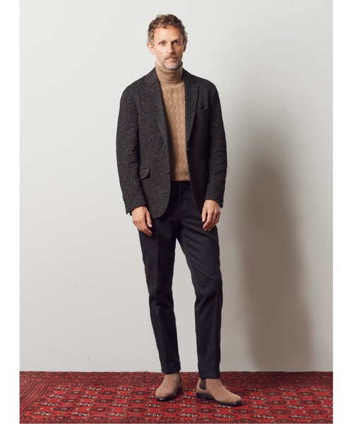 MEN'S BIGI（メンズビギ）の「コットン3本合糸ツイル裏起毛パンツ（その他パンツ・メンズ・ブラック/グレー/レッド/アイボリー・01/02/03/04）」の6枚目の写真