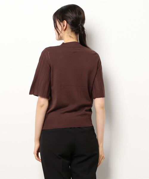 Te chichi（テチチ）の「12G袖プリーツプルオーバー（シャツ/ブラウス・レディース・ブラック/ブラウン/カーキ・ﾌﾘ-）」の5枚目の写真