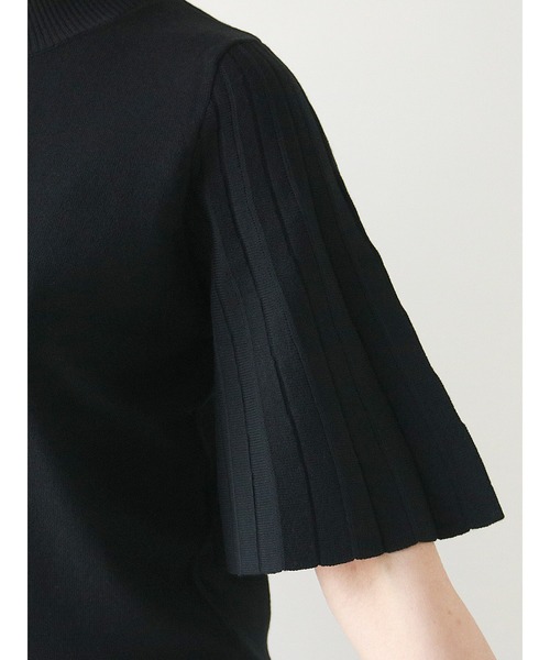 Te chichi（テチチ）の「12G袖プリーツプルオーバー（シャツ/ブラウス・レディース・ブラック/ブラウン/カーキ・ﾌﾘ-）」の15枚目の写真
