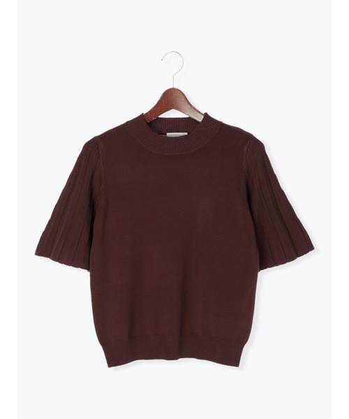 Te chichi（テチチ）の「12G袖プリーツプルオーバー（シャツ/ブラウス・レディース・ブラック/ブラウン/カーキ・ﾌﾘ-）」の13枚目の写真