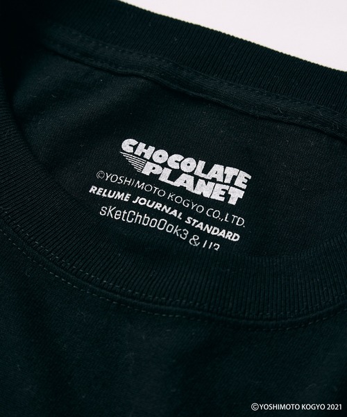 JOURNAL STANDARD relume（ジャーナルスタンダード　レリューム）の「【チョコレートプラネット × relume】コンビTシャツ（Tシャツ/カットソー・メンズ・ホワイト/ブラック/ホワイト系その他/ブラック系その他・M/L/XL）」の11枚目の写真