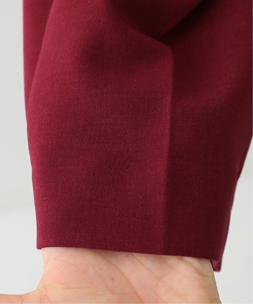 Spick & Span（スピックアンドスパン）の「#ダブルクロステーパードパンツ◆（その他パンツ・レディース・ブラック/ベージュ/ピンク系その他/ボルドー・34/36/38/40）」の9枚目の写真