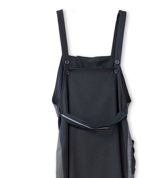 La SRIC（ラスリック）の「La SRIC / チェックアシメZIP-JSK（ジャンパースカート・レディース・ブラウン/グレー・MEDIUM）」の18枚目の写真