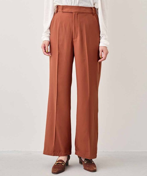 MEDE19F（メデジュウキュウ）の「ＭＥＤＥ１９Ｆ　カラーフレアーパンツ（その他パンツ・レディース・ブラウン/ピンク/グリーン・MEDIUM/LARGE/X-LARGE/XX-LARGE）」の2枚目の写真