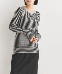 ランダムテレコニット クルーネック