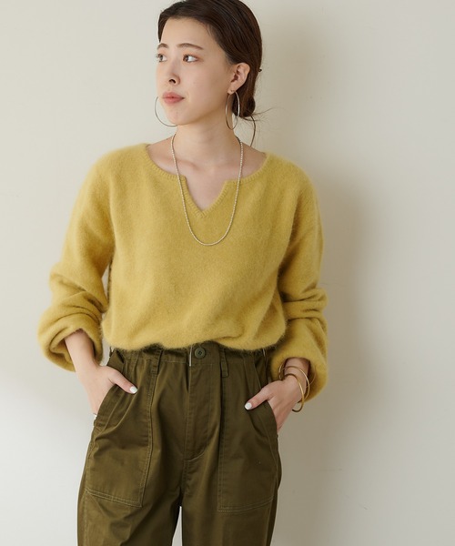 新品未使用♡ラクーンプルオーバー ラクーンキーネックプルオーバー 【公式通販】
