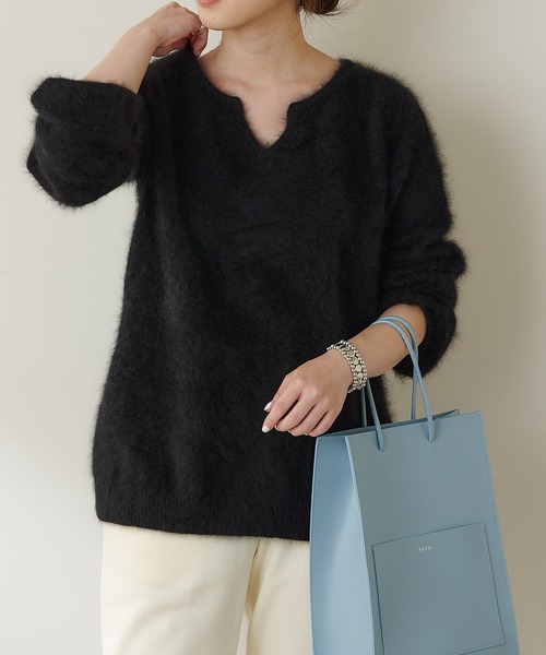 新品未使用♡ラクーンプルオーバー ラクーンキーネックプルオーバー 【公式通販】