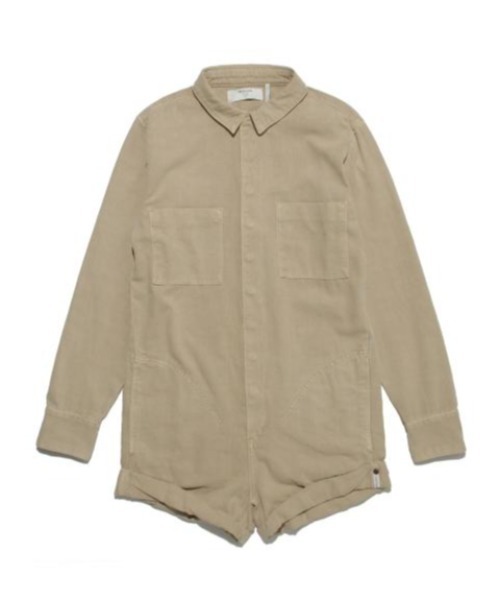 One Tea spoon(ワンティースプーン)の「ONETEASPOON SHORT JUMPSUIT 22423A/22423C(つなぎ/オールインワン・レディース・ブラック/ベージュ・SMALL)」の8枚目の写真