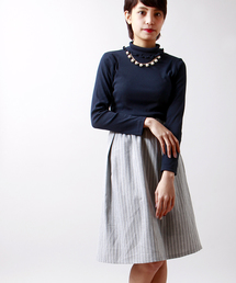 WEGO | WEGO/ストライプミモレスカート(スカート)