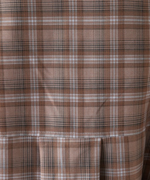 Chico（チコ）の「チェックブロッキングシャツ（シャツ/ブラウス・レディース・ブラック/ベージュ/ネイビー/ブラウン・FREE）」の11枚目の写真