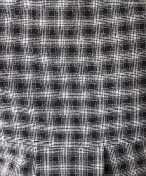 Chico（チコ）の「チェックブロッキングシャツ（シャツ/ブラウス・レディース・ブラック/ベージュ/ネイビー/ブラウン・FREE）」の15枚目の写真