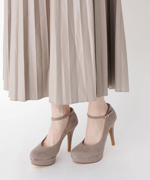 ESPERANZA(エスペランサ)の「◆【ハイヒール/ストーム付】メッキラインプラットフォームストラップパンプス(パンプス・レディース・こしょう色系1/ブラック系/ピンク系5/ネイビー系・S/M/L/LL)」の11枚目の写真