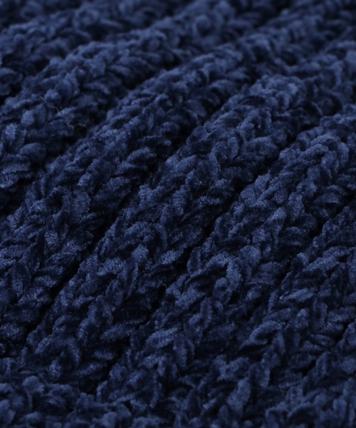 ikka(イッカ)の「モールニットワッチキャップ(ニットキャップ/ビーニー・レディース・ブラック/ネイビー/ベージュ・FREE)」の4枚目の写真