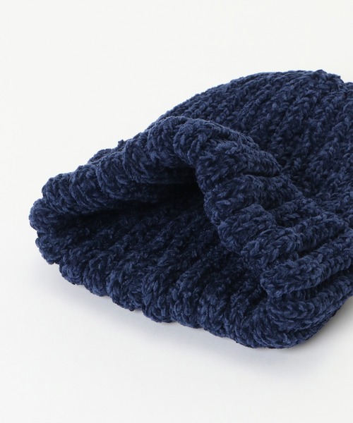 ikka(イッカ)の「モールニットワッチキャップ(ニットキャップ/ビーニー・レディース・ブラック/ネイビー/ベージュ・FREE)」の7枚目の写真