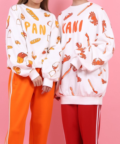 PUNYUS（プニュズ）の「フード総柄スウェット(PAN）（スウェット