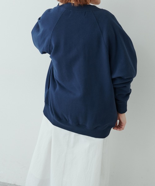 PUAL CE CIN(ピュアルセシン)の「裏起毛ブルゾン(ブルゾン・レディース・モカ/キャメル/ブラック/グレイッシュベージュ/ネイビー/オフホワイト/ピンク/ベージュ・FREE)」の16枚目の写真