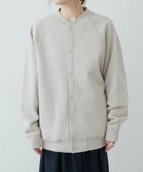 PUAL CE CIN(ピュアルセシン)の「裏起毛ブルゾン(ブルゾン・レディース・モカ/キャメル/ブラック/グレイッシュベージュ/ネイビー/オフホワイト/ピンク/ベージュ・FREE)」の17枚目の写真