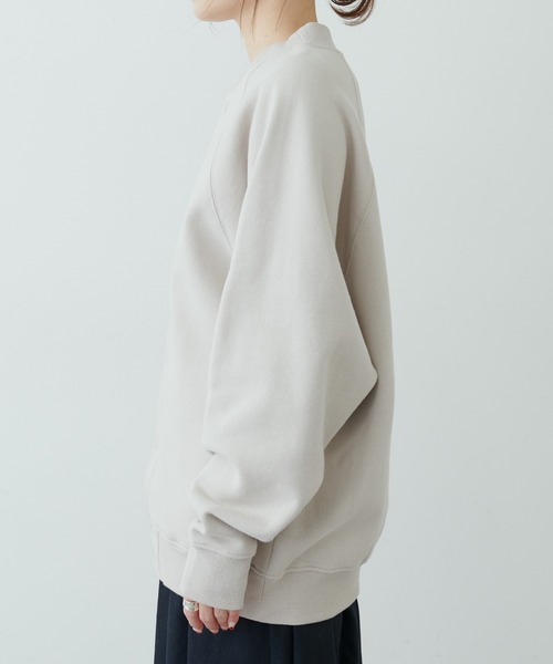 PUAL CE CIN(ピュアルセシン)の「裏起毛ブルゾン(ブルゾン・レディース・モカ/キャメル/ブラック/グレイッシュベージュ/ネイビー/オフホワイト/ピンク/ベージュ・FREE)」の18枚目の写真