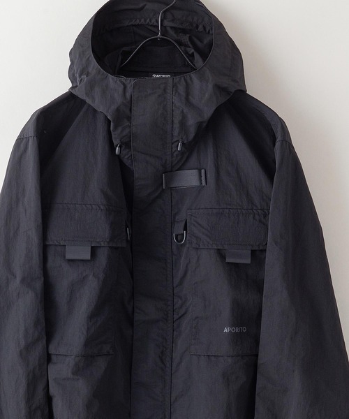 JEANS MATE(ジーンズメイト)の「撥水 BIGポケット フィッシングジャケット(ナイロンジャケット・メンズ・カーキ/ベージュ/ブラック・MEDIUM/LARGE/X-LARGE)」の2枚目の写真