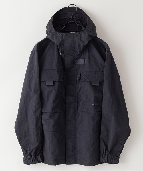 JEANS MATE(ジーンズメイト)の「撥水 BIGポケット フィッシングジャケット(ナイロンジャケット・メンズ・カーキ/ベージュ/ブラック・MEDIUM/LARGE/X-LARGE)」の7枚目の写真