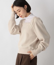 LOWRYS FARM | スクエアパワショルニット　235294(ニット/セーター)