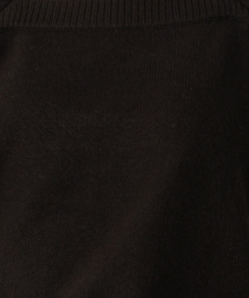 LOWRYS FARM（ローリーズファーム）の「スクエアパワショルニット　235294（ニット/セーター・レディース・アイボリー/ブラック/グリーン・FREE）」の12枚目の写真