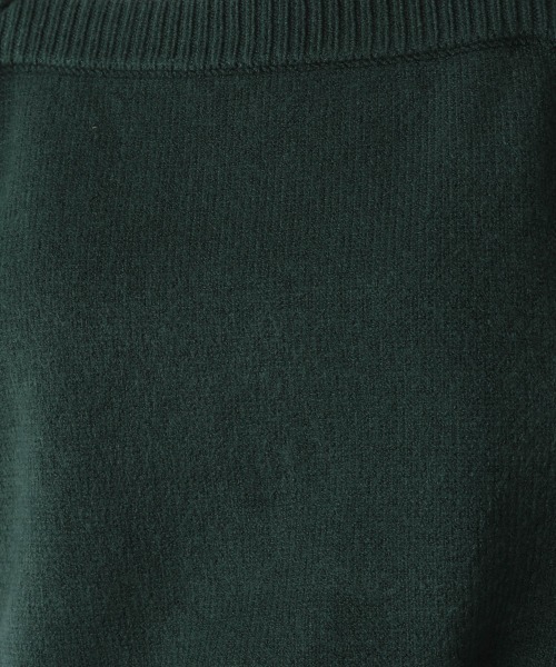 LOWRYS FARM（ローリーズファーム）の「スクエアパワショルニット　235294（ニット/セーター・レディース・アイボリー/ブラック/グリーン・FREE）」の8枚目の写真