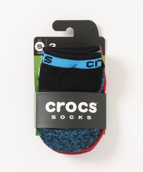 crocs(クロックス)の「クロックス crocs クロックス ソックス キッズ ロウ シーズナル 3 パック Crocs Socks Kid Low Seasonal 3-Packs(ソックス/靴下・キッズ・マルチ・S/M/L)」の2枚目の写真