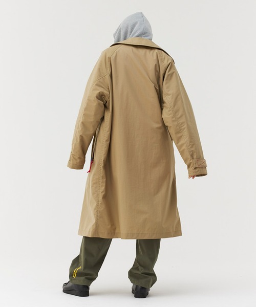 Not So Ape（ノットソーエイプ）の「カラーライニング ステンカラー コート（その他アウター・メンズ・ブラック/ベージュ・FREE）」の7枚目の写真