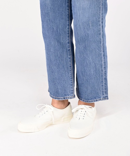 45R(フォーティファイブアール)の「リネンダックのスニーカー(スニーカー・レディース・ベージュ/ホワイト・23cm/25cm)」の6枚目の写真