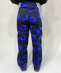 美品◇adidas マリメッコ ハイウエストスウェットパンツ Lサイズ 青 美品◇adidas マリメッコ ハイウエストスウェットパンツ Lサイズ