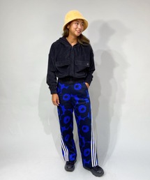 美品◇adidas マリメッコ ハイウエストスウェットパンツ Lサイズ 青 新品】adidas マリメッコ ハイウエストスウェットパンツ Lサイズ 青