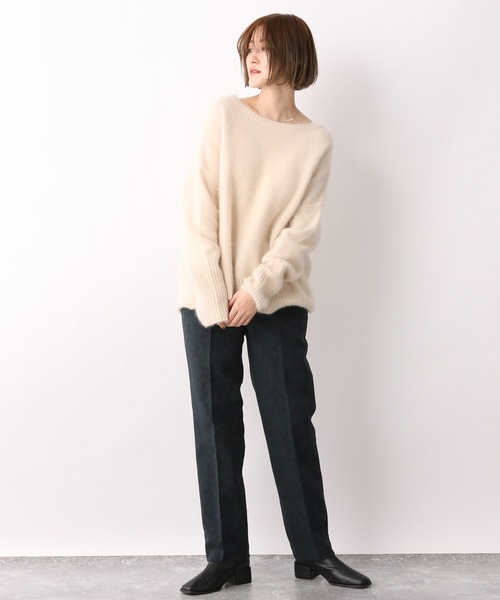 A part by（アパートバイ）の「PoCoジャガードパンツ　239916（その他パンツ・レディース・グリーン系その他5/ベージュ・MEDIUM/LARGE）」の17枚目の写真