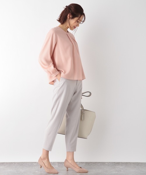 GLOBAL WORK(グローバルワーク)の「ボウタイフウブラウス/236493(Tシャツ/カットソー・レディース・ホワイト/ライトベージュ/ライトピンク/ライトグリーン/その他・LARGE/MEDIUM)」の20枚目の写真